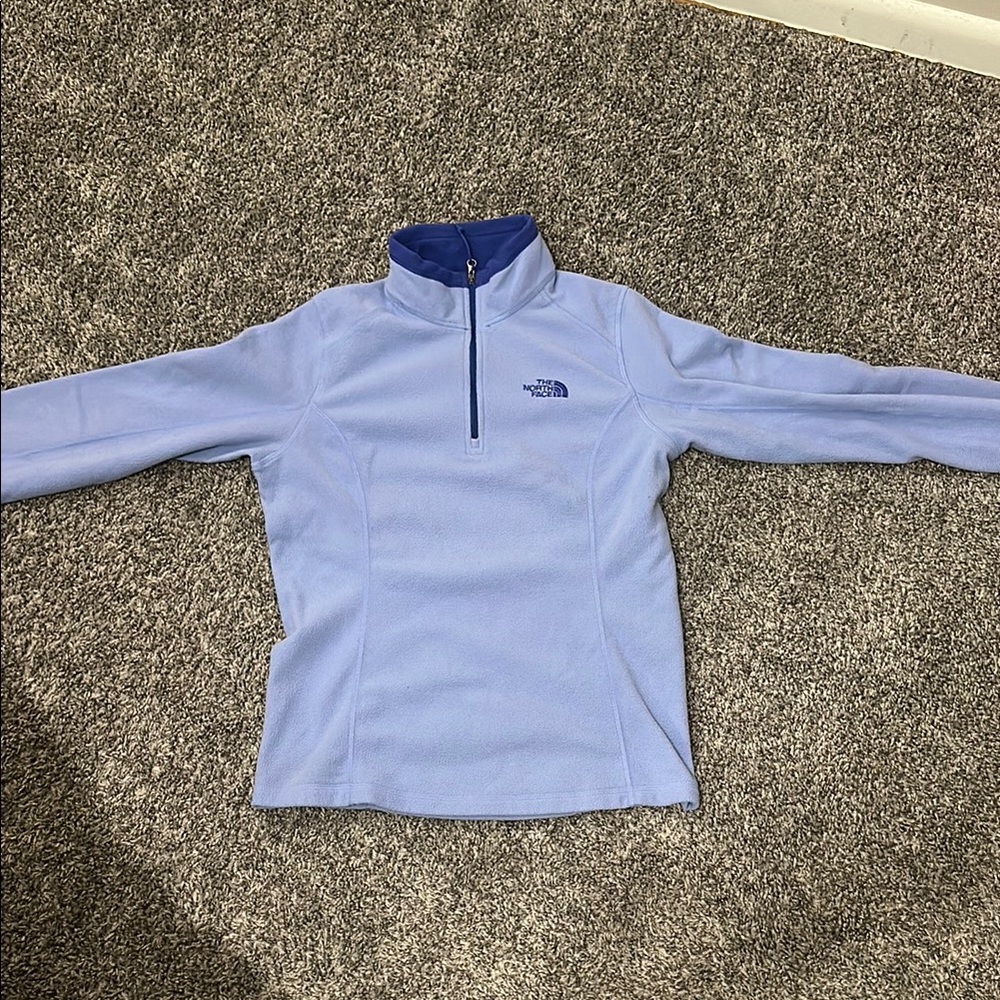 The North Face Blue Quarter-Zip Pullover